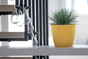 Blumentopf Prosperplast Wheaty anthrazit 5,4 l, Ø 21,8 cm small 1