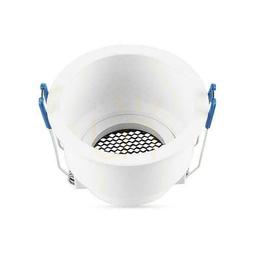Prüfen V-TAC GU10 Hoyne Kamm Aluminium Rundmasche Weiß VT-9001RD