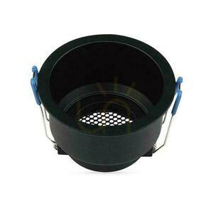 Einbaurahmen V-TAC VT-9001RD GU10 schwarz, tief, mit Wabengitter, ø9 cm, IP20 small 1