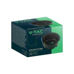 Einbaurahmen V-TAC VT-9001RD GU10 schwarz, tief, mit Wabengitter, ø9 cm, IP20 small 3