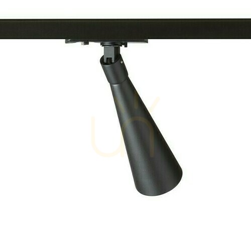 Prüfen Alexis Spotlight für 1 Phase. Schiene Schwarz 230 V Led Gu10 5 W.