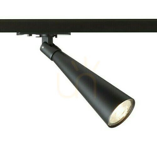 Prüfen Alexis Spotlight für 1 Phase. Schiene Schwarz 230 V Led Gu10 5 W.