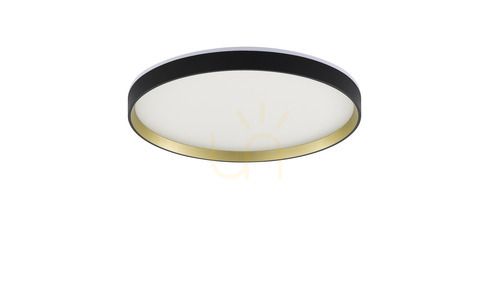 Prüfen Deckenleuchte Zuma Line ORBITRAL MS750400R-BK&GD LED schwarz