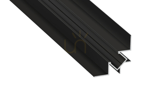 LUMINES Profil Typ Vigo schwarz lackiert B/P 1 m small 0