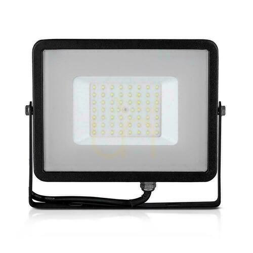Prüfen V-TAC 50W SAMSUNG CHIP LED Projektor Schwarz VT-50 3000K 4000lm 5 Jahre Garantie