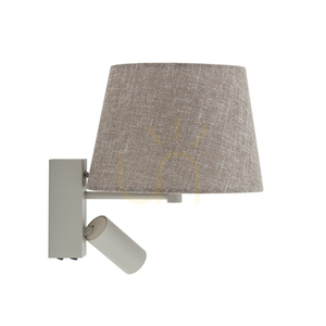 Wandleuchte Nowodvorski TUTOIA 11684 mit Leseleuchte E27+GU10 beige, 23 cm small 2