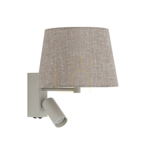 Wandleuchte Nowodvorski TUTOIA 11684 mit Leseleuchte E27+GU10 beige, 23 cm small 0