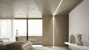 LED-Einbauprofil LUMINESDesign+ akin Light Ivory RAL 1015 2 m small 2
