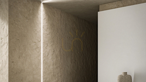 LED-Einbauprofil LUMINESDesign+ akin Light Ivory RAL 1015 2 m small 3
