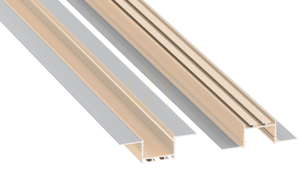 LED-Einbauprofil LUMINESDesign+ akin Light Ivory RAL 1015 2 m small 0