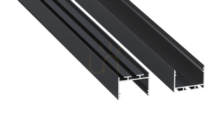 LED-Profil LUMINES Typ alba Rock Anthrazit lackiert 2 m small 0