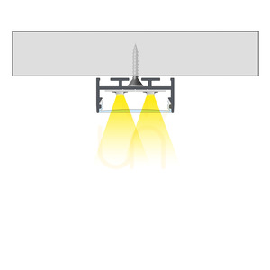 LUMINES aria LED-Aluminiumprofil, roh, 1 m small 7