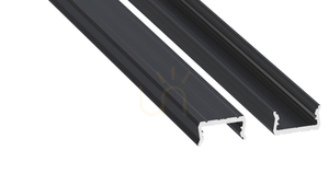 LUMINES LED-Profil Typ Atom Rock Anthrazit lackiert 2 m small 0
