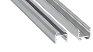 Lumines axel LED-Profil, roh (unbehandeltes Aluminium), 2,02 m, Aufbau oder abgependelt, 10-1360-20 small 0