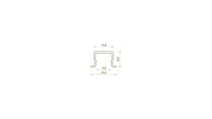 LED-Profil LUMINES Typ axin Rock Anthrazit lackiert 2 m small 1