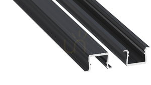 LED-Profil LUMINES Typ axin Rock Anthrazit lackiert 2 m small 0