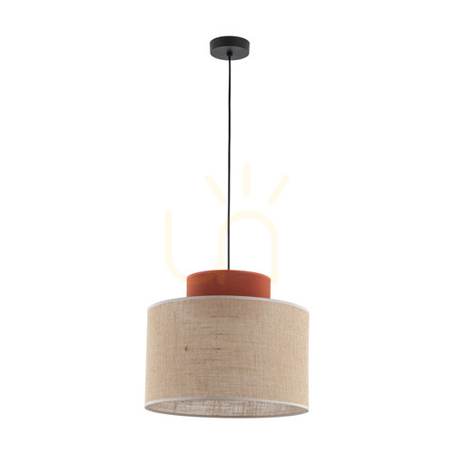 Prüfen Duo Jute Braun Pendelleuchte 1