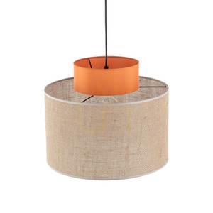 Duo Jute Orange Pendelleuchte 1 small 2