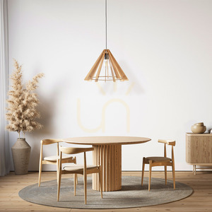 Eris Holz Pendelleuchte 1 M small 1
