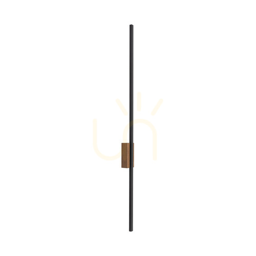 Prüfen Flash Wood Walnuss Wandleuchte 1 Led L