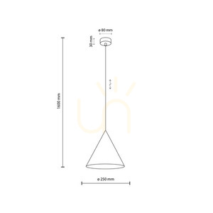 Cono Brown Pendelleuchte 1 M small 5