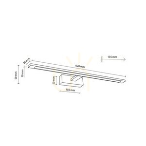 Galerie Led Schwarz 20 Watt. small 7