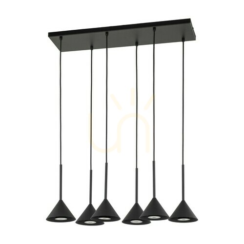 Prüfen Cono Mini Schwarz Pendelleuchte 6
