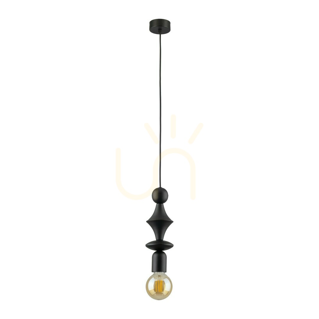 Tower Black Pendelleuchte 1 Xe27