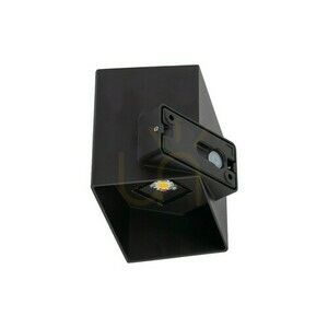 Cube Black Led Wandleuchte ip 54 small 3