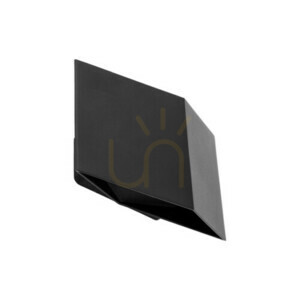 Cube Black Led Wandleuchte ip 54 small 4