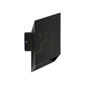 Cube Black Led Wandleuchte ip 54 small 6