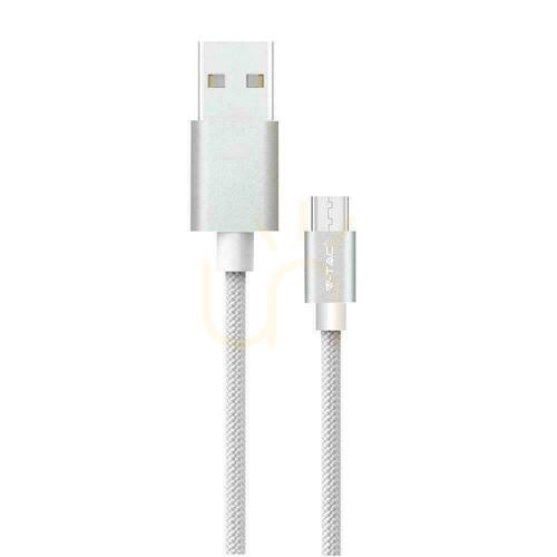 Prüfen V-TAC USB-Kabel Typ C 1M Silber Platinum Serie VT-5334