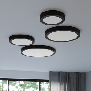 Plafond ONYX 30 schwarz LED 3000K Sollux small 7