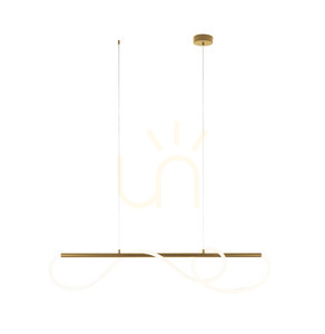 Pendelleuchte Max Light Laguna Gold 120 cm LED 30W P0614 small 2