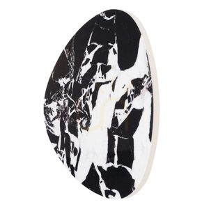 Wandleuchte Max Light Marbles W0391 schwarz Naturstein 18 cm 6W LED 3000K small 1