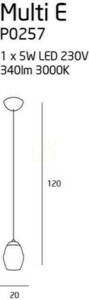 Pendelleuchte Max Light Multi E P0257 small 1