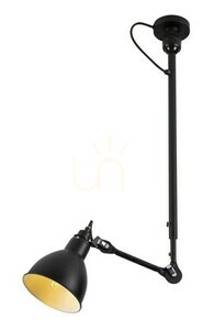 Pendelleuchte Max Light Scandia P0326 schwarz Metall 14 cm small 0