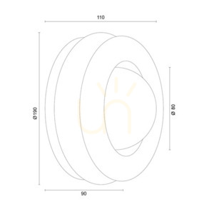 Wandleuchte ARGON TEVO 8810 weiß flaschengrün Glas G9 IP20 small 7