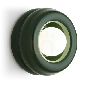 Wandleuchte ARGON TEVO 8810 weiß flaschengrün Glas G9 IP20 small 0