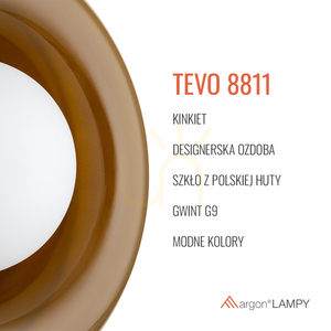 Wandleuchte ARGON TEVO 8811 Weiß Glas G9 IP20 small 5