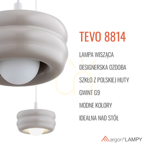 Pendelleuchte ARGON TEVO 8814 Weiß Sand Kaschmir Opal Glas G9 IP20 small 4