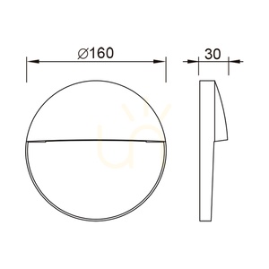 LED-Außenwandleuchte Mantra BAKER 7017 dunkelgrau 16 cm 6 W 3000 K small 6