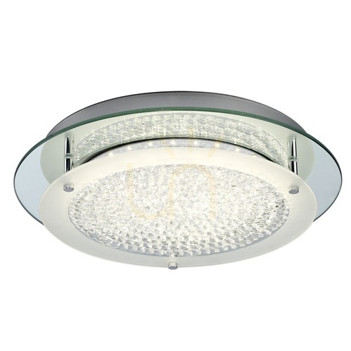 Prüfen Mantra CRYSTAL LED Deckenleuchte 18W 4000K 1800lm 36 cm Spiegel Glas Chrom 5091