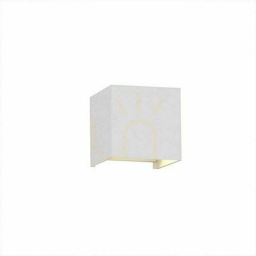 Prüfen Mantra DAVOS 7648 LED-Außenwandleuchte sandweiß 12 W 4000 K