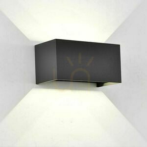 Mantra DAVOS 8607 LED-Außenwandleuchte, schwarz, 24 W, 2700 K small 0