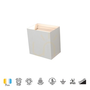 Mantra DAVOS XL 8610 LED-Außenwandleuchte weiß 20 W 2700 K small 1