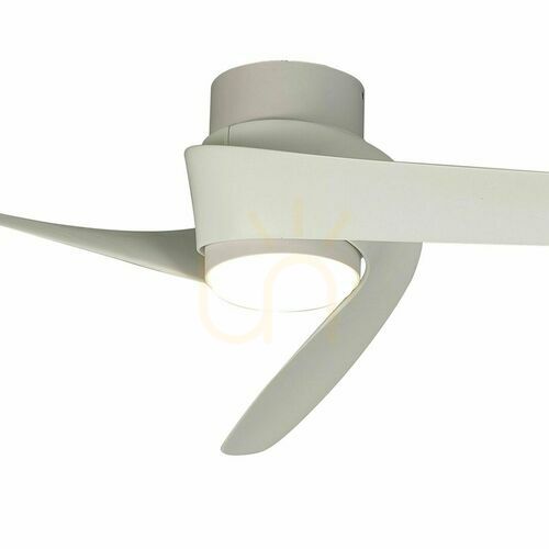 Prüfen Deckenventilator mit LED-Licht Mantra Groenland M weiß 122 cm 8708