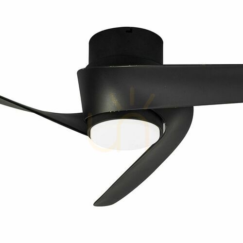 Prüfen Deckenventilator mit LED-Licht Mantra Groenland M schwarz 122 cm 8709