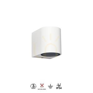Weiße Außenwandleuchte Mantra KANDANCHU 6513 GU10 small 3