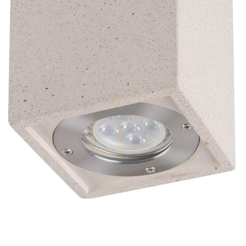 Prüfen Außen-Deckenleuchte Mantra LEVI 7186, Beton weiß, IP65, GU10
